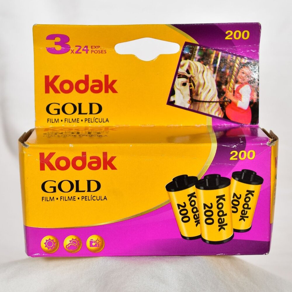 Kodak Gold 200 35mm Film 3-Pack 24 Exposures Expired 2014 Lomo Photography - Picture 2 of 6